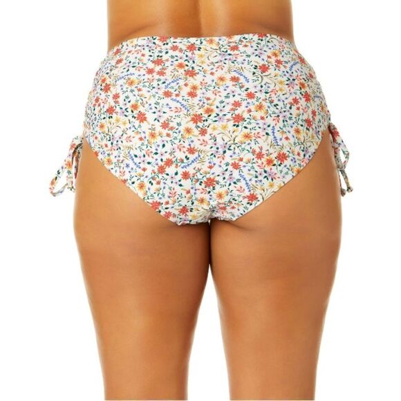 Women's Highwaist Side Cut Out Swim Bottom Swimsuit Bathing Suit Size 3X - Picture 8 of 8